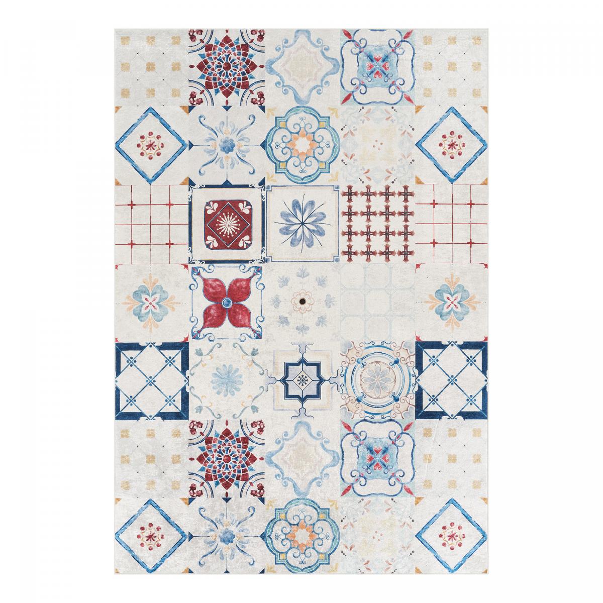 Tapis de cuisine, motif traditionnel kilim, tissé, LYN11 LISBONNE