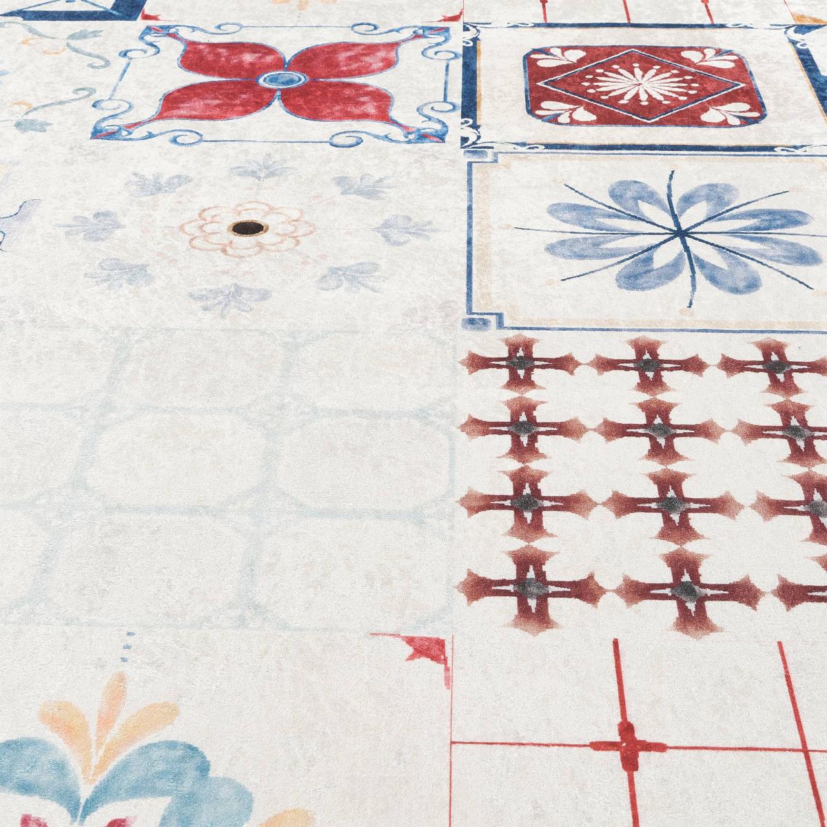 Tapis de cuisine, motif traditionnel kilim, tissé, LYN11 LISBONNE — vue 5