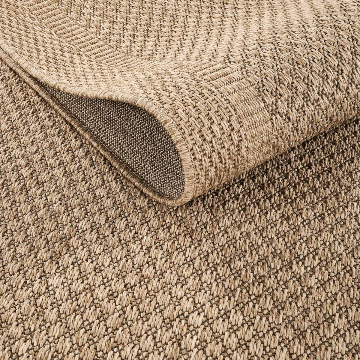Tapis extérieur, motif faux uni, style kilim, LYN13 REZA 5 — vue 5