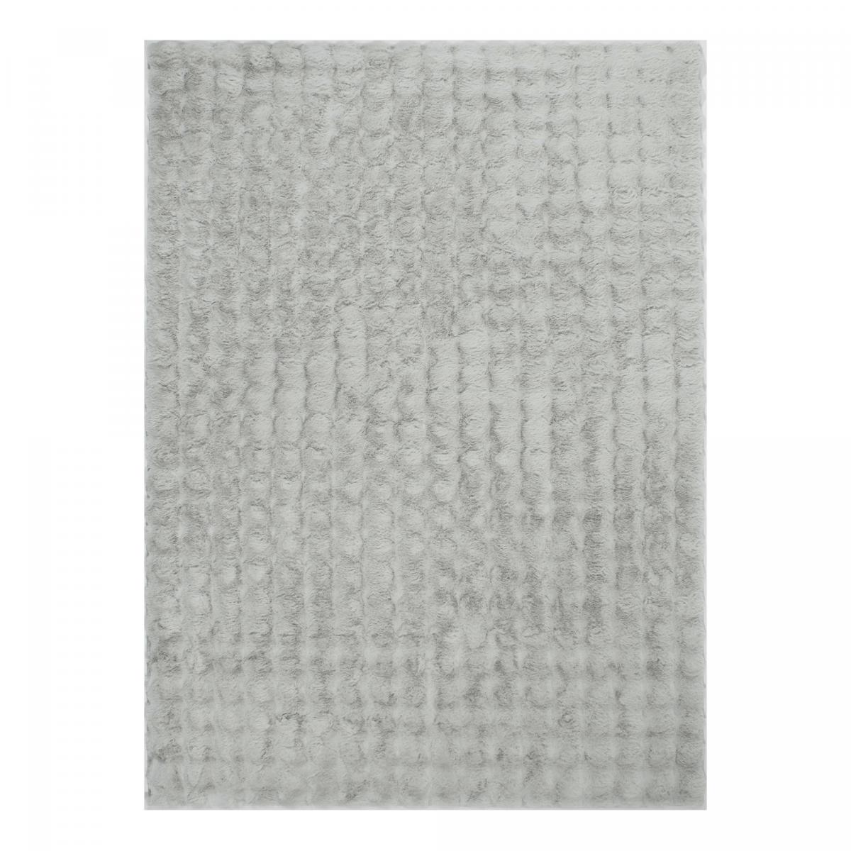 Tapis shaggy, faux uni sobre, poil long shaggy moelleux LYN58 BUBL