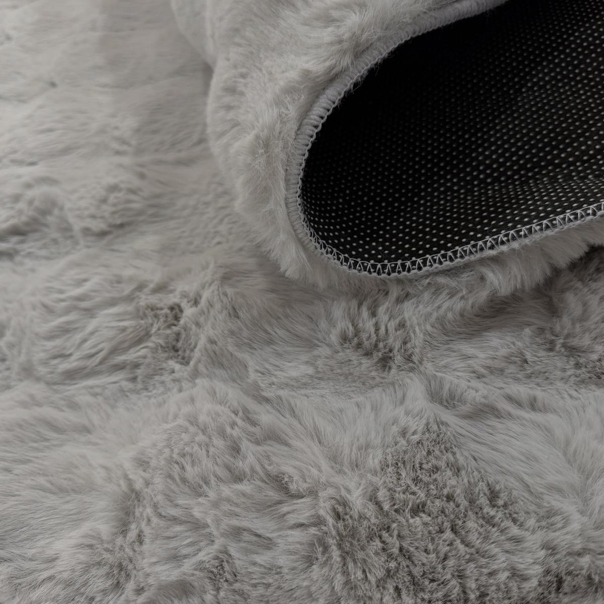 Tapis shaggy, faux uni sobre, poil long shaggy moelleux — vue 5
