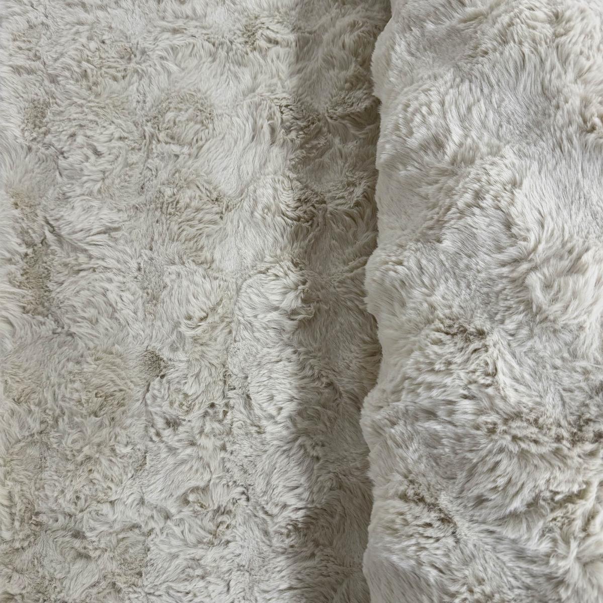 Tapis shaggy, faux uni sobre, poil long shaggy moelleux LYN58 BUBL — vue 6