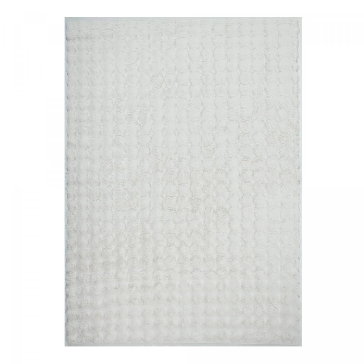 Tapis shaggy, faux uni sobre, poil long shaggy moelleux LYN58 BUBL