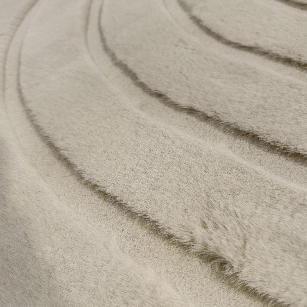 Tapis salon, faux uni sobre, texture en relief LYN59 DEH — vue 4