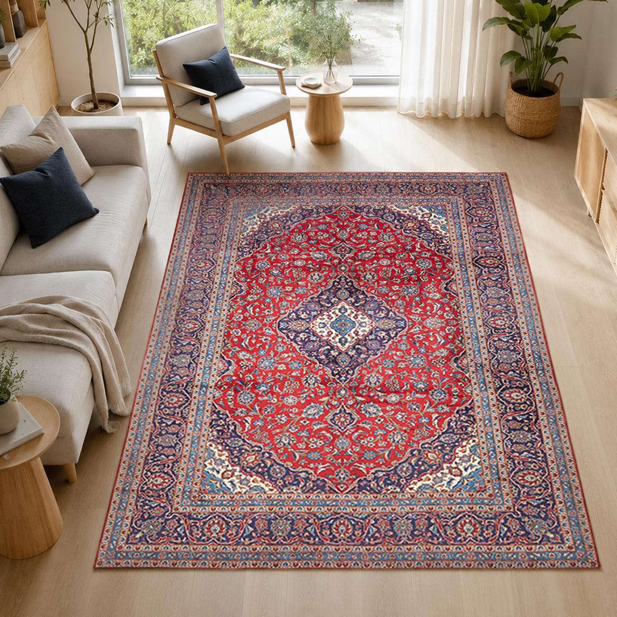 Tapis d'orient au motif oriental, noué à la main, ARDAKAN 1 — vue 3