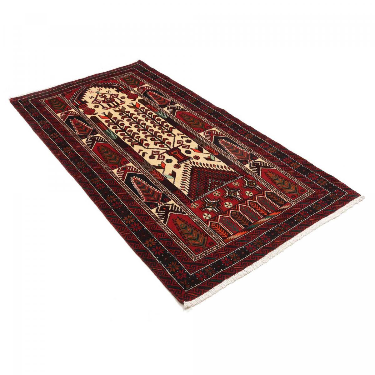 Tapis d'orient oriental, noué main en laine, BALUTSCH 1 — vue 4