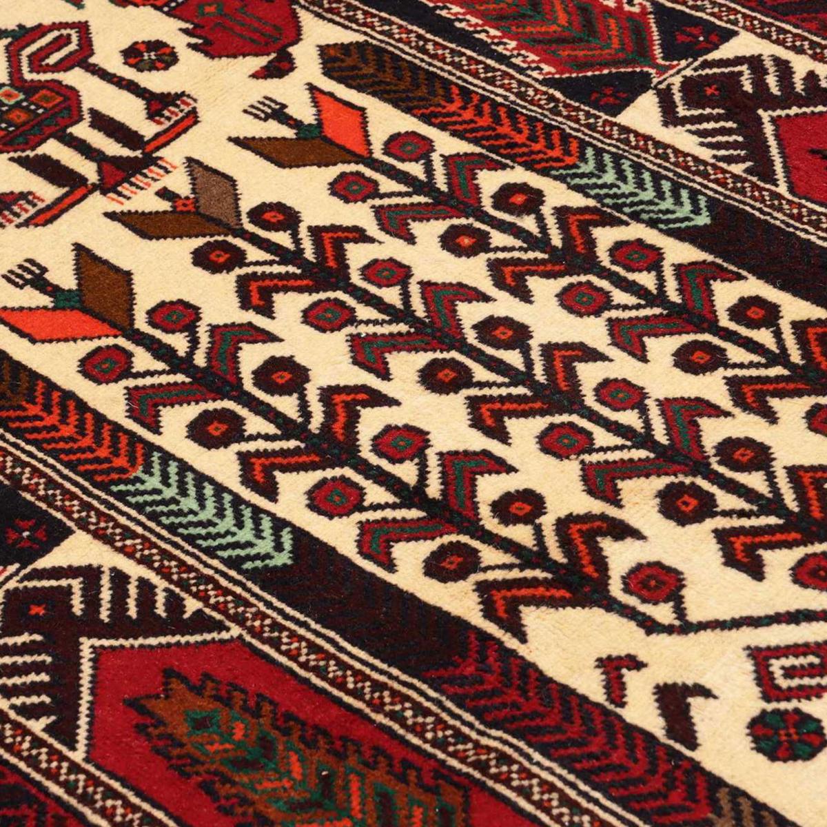 Tapis d'orient oriental, noué main en laine, BALUTSCH 1 — vue 6