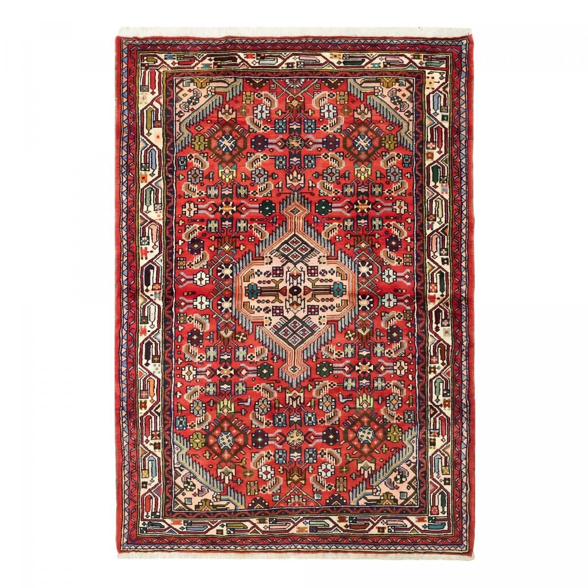 Tapis d'orient au motif oriental, noué main, HAMADAN 178