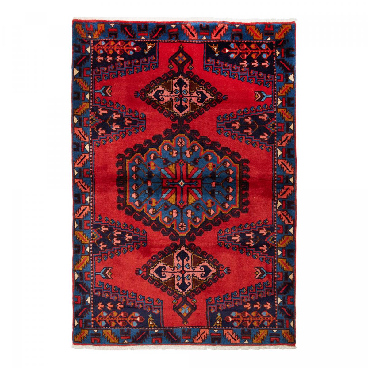 Tapis d'orient, motif oriental authentique, noué main, HAMADAN 179
