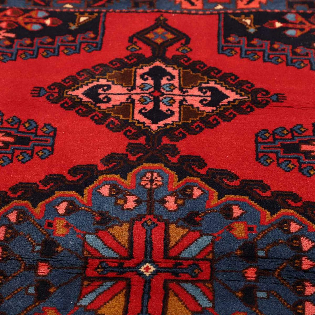 Tapis d'orient, motif oriental authentique, noué main, HAMADAN 179 — vue 6