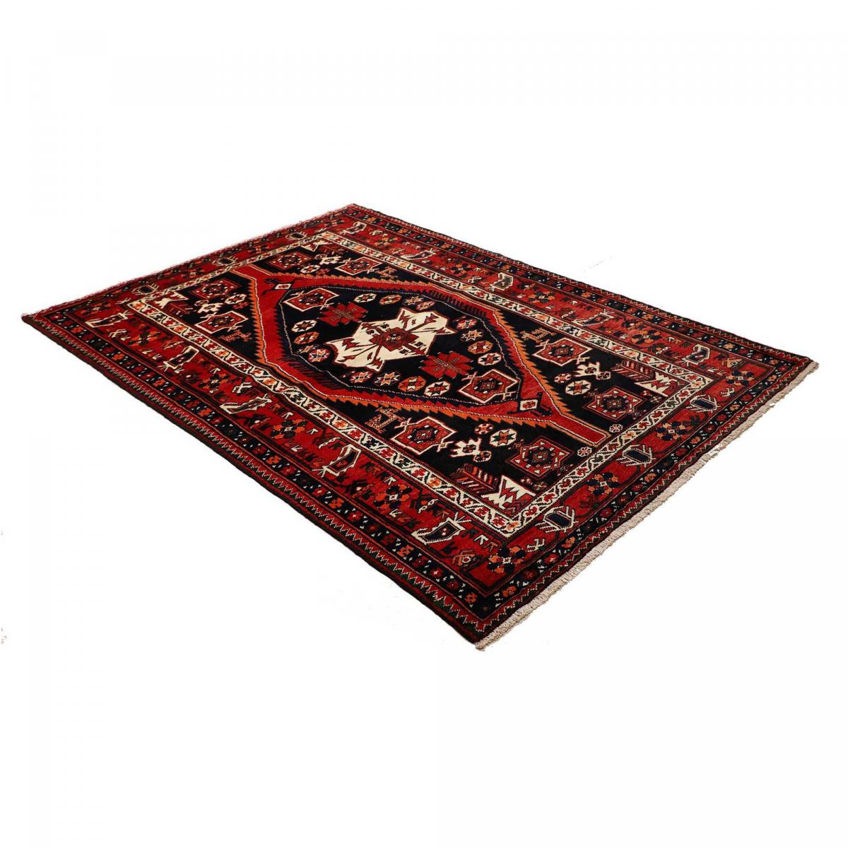 Tapis d'orient au motif oriental, noué à la main en laine, HAMADAN 8 — vue 4