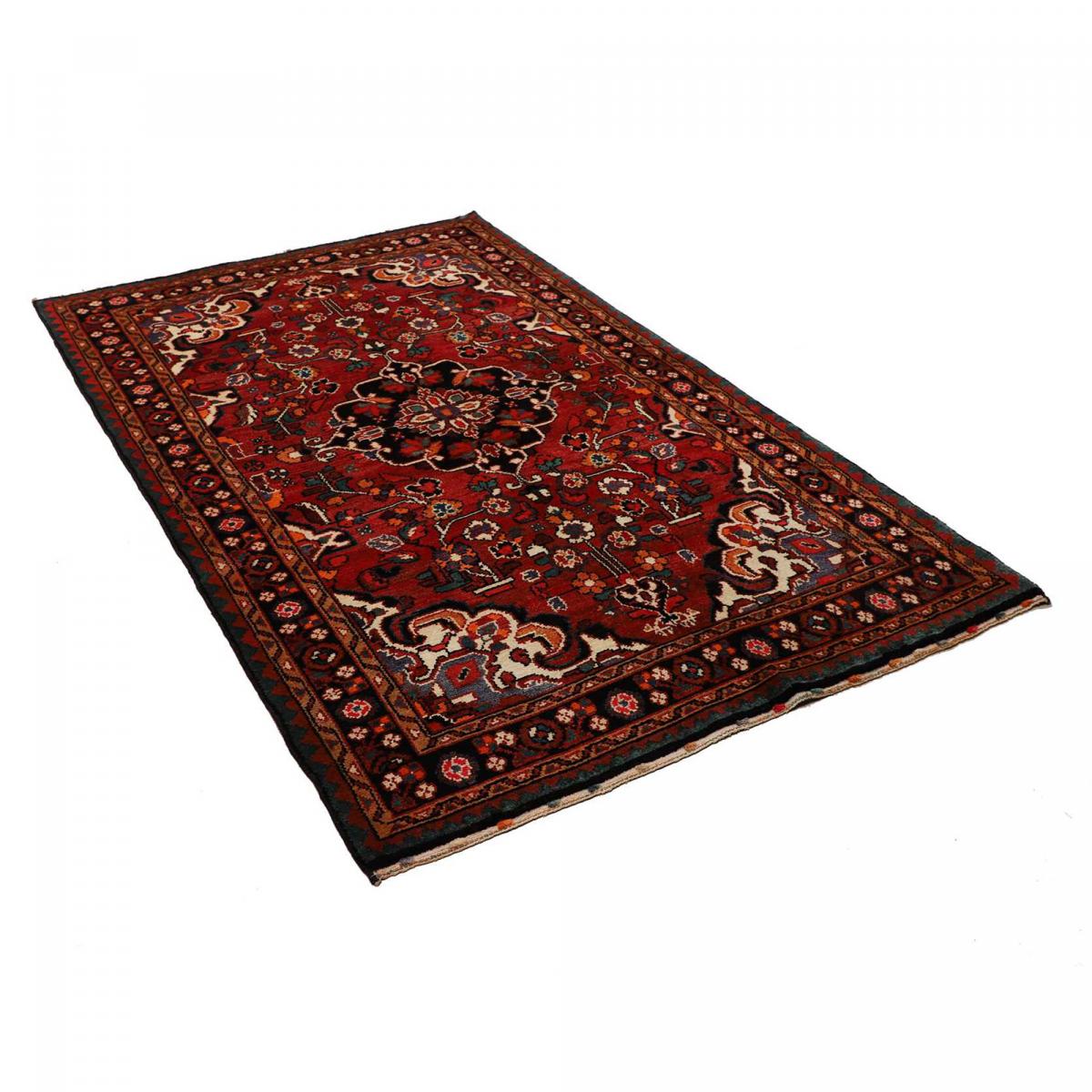 Tapis d'orient, motif oriental noué main en laine, HAMADAN 9 — vue 4