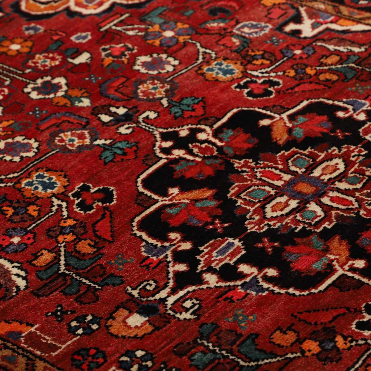 Tapis d'orient, motif oriental noué main en laine, HAMADAN 9 — vue 5