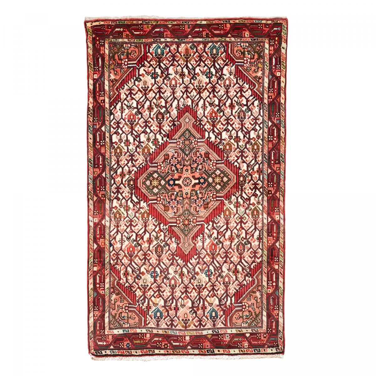 Tapis d'orient, motif oriental noué main en laine, HAMADAN 11