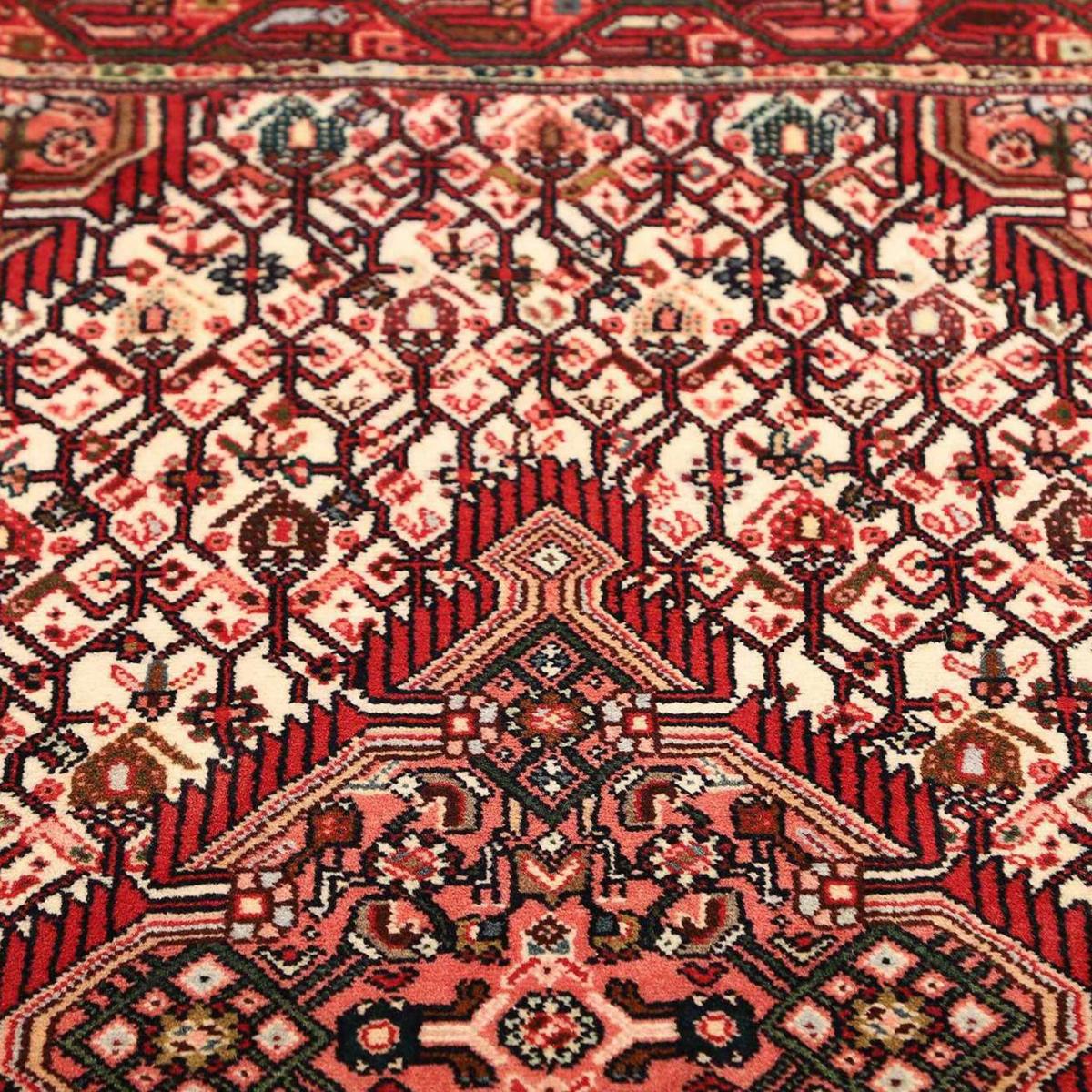 Tapis d'orient, motif oriental noué main en laine, HAMADAN 11 — vue 6