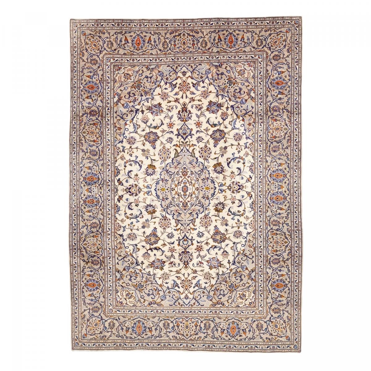 Tapis d'orient, motif oriental, noué main en laine, KASHAN 1