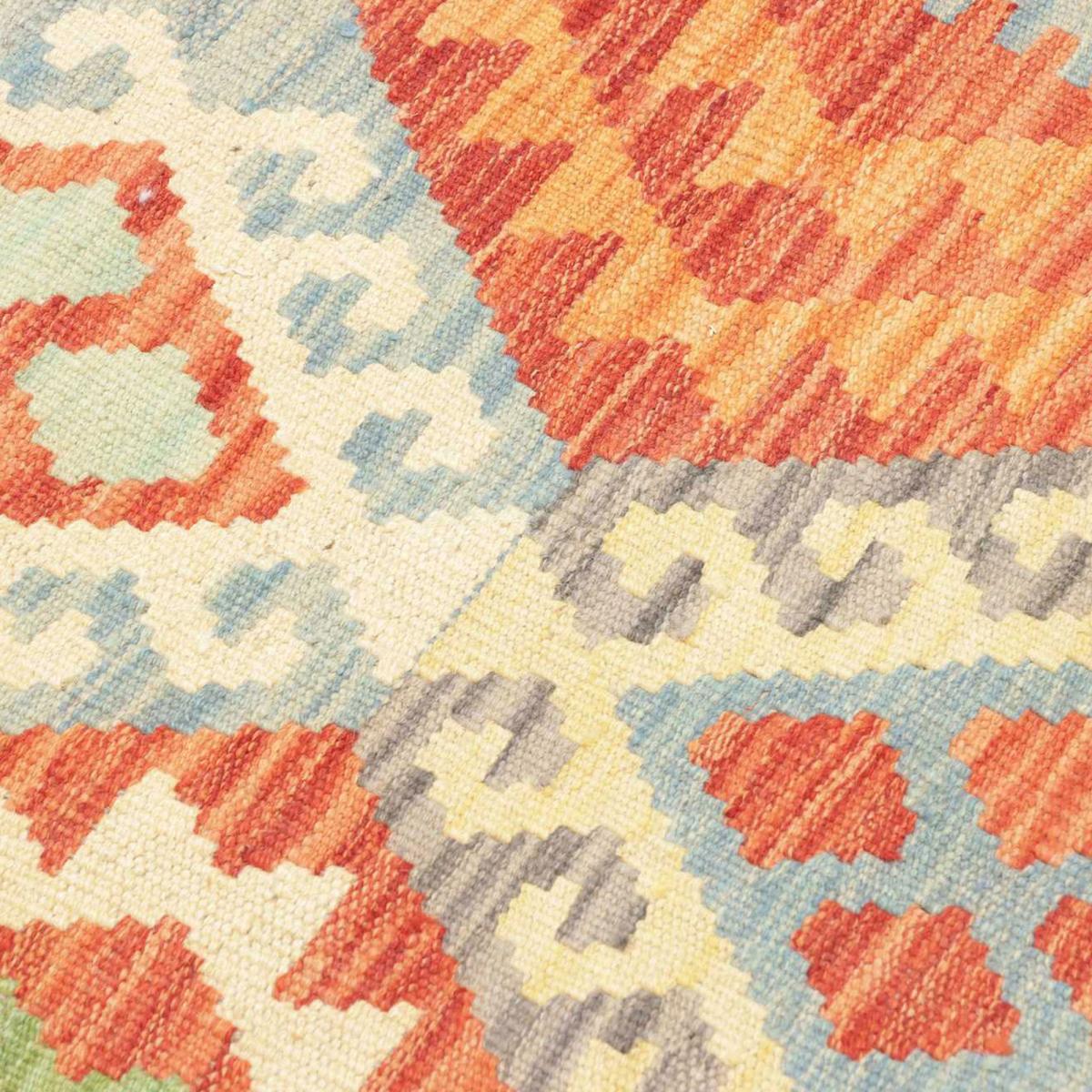 Tapis d'orient ethnique authentique, tissé plat en laine naturelle — vue 5