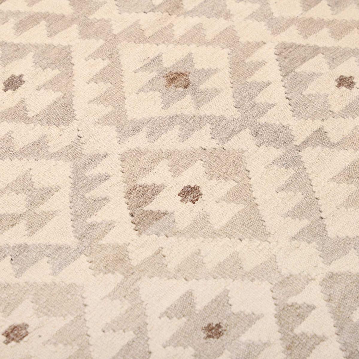 Tapis d'orient, motif géométrique artisanal, tissé à plat, KILIM 5 — vue 5
