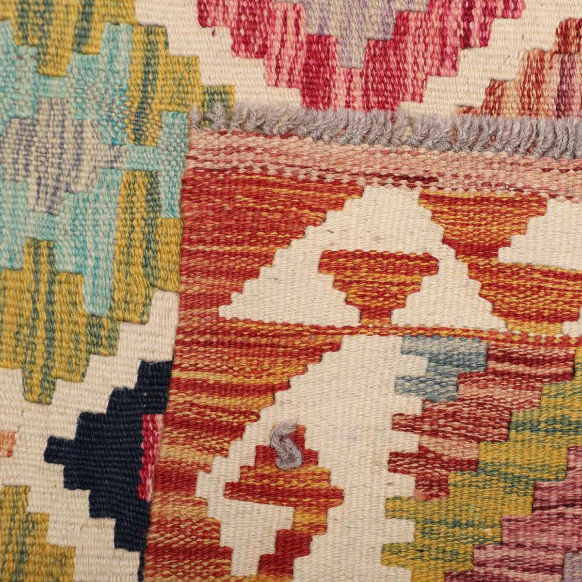 Tapis d'orient au motif ethnique, tissé à plat en laine, KILIM 7 — vue 5