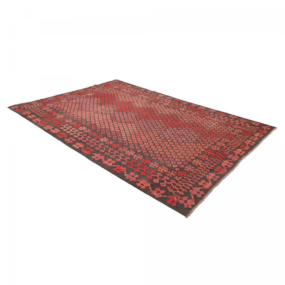 Tapis d'orient, motif géométrique authentique, laine naturelle, KILIM 11 — vue 4