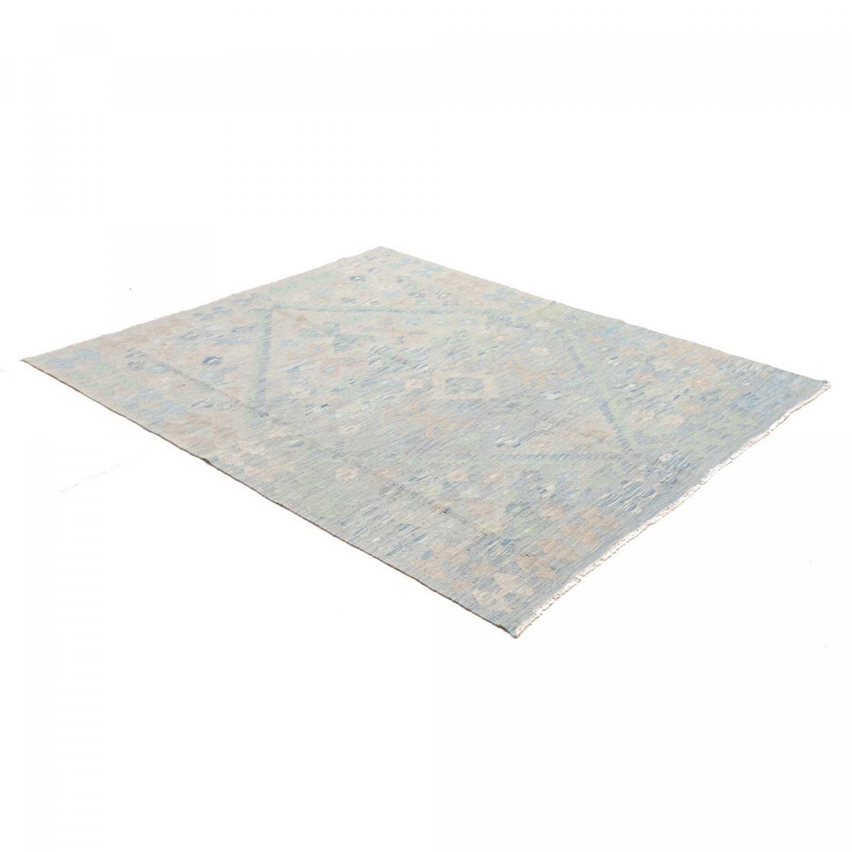 Tapis d'orient géométrique, tissé plat en laine, KILIM 13 — vue 4