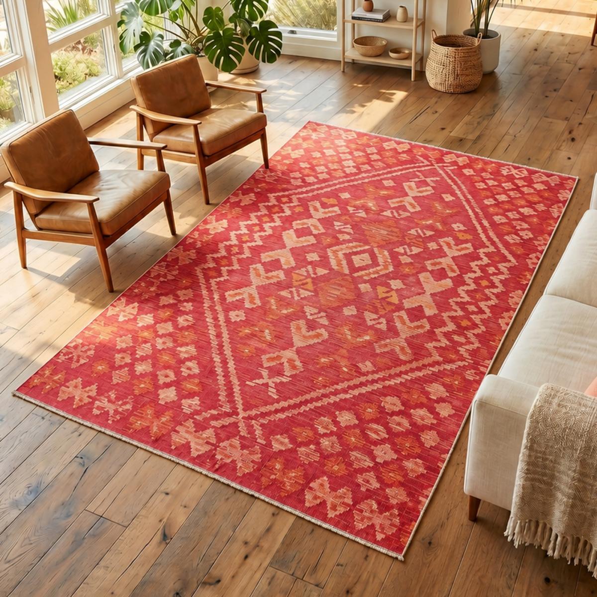 Tapis d'orient ethnique, tissé plat artisanal en laine, KILIM 17 — vue 3
