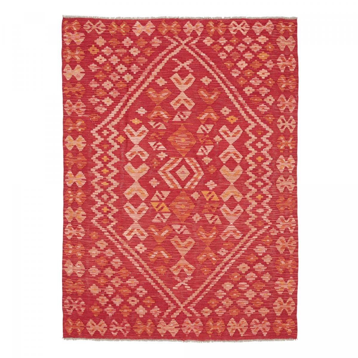Tapis d'orient ethnique, tissé plat artisanal en laine, KILIM 17