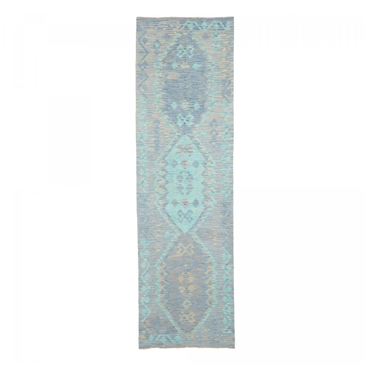 Tapis d'orient géométrique, tissé à plat, laine naturelle, KILIM 19