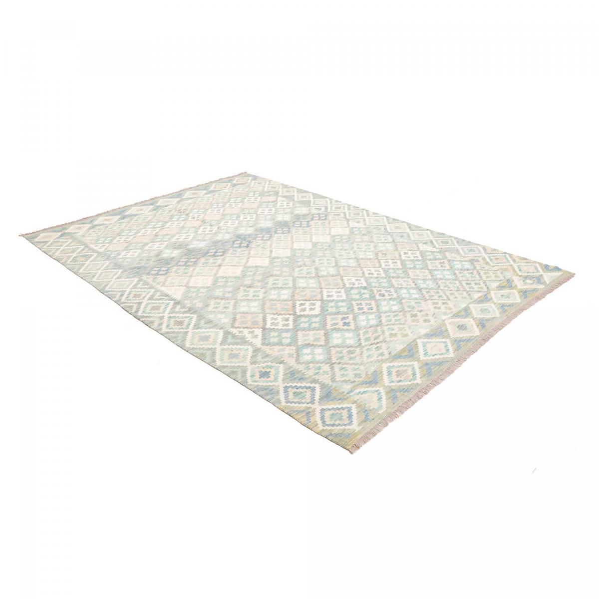 Tapis d'orient géométrique, tissé plat en laine, KILIM 20 — vue 4