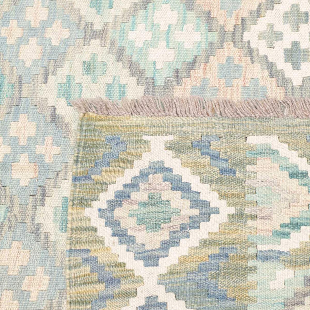 Tapis d'orient géométrique, tissé plat en laine, KILIM 20 — vue 6