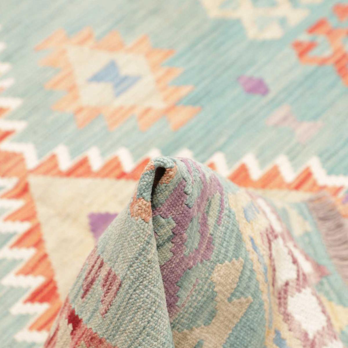 Tapis d'orient géométrique, tissé plat authentique, KILIM 21 — vue 6