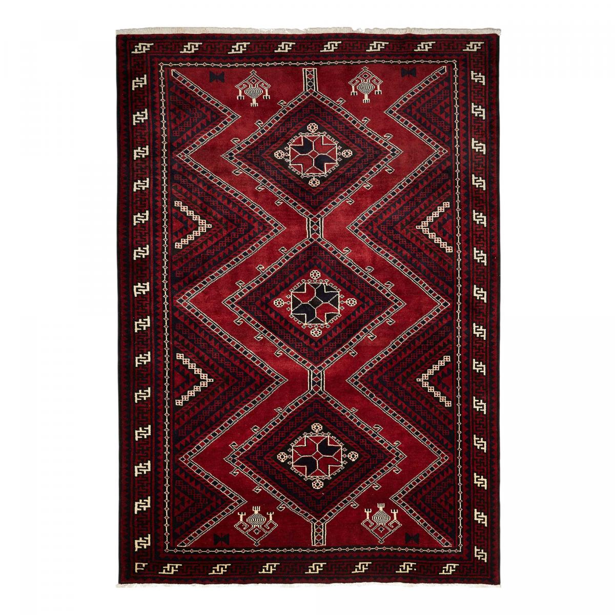 Tapis d'orient, motif oriental, noué à la main en laine, LORI 1