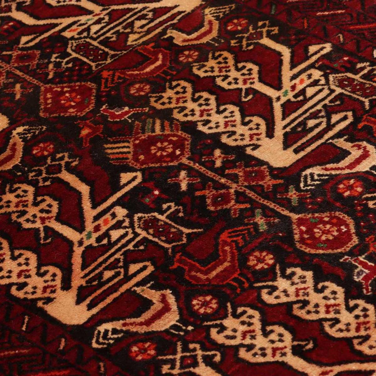 Tapis salon au motif traditionnel, noué main en laine, BALUTSCH 2 — vue 6