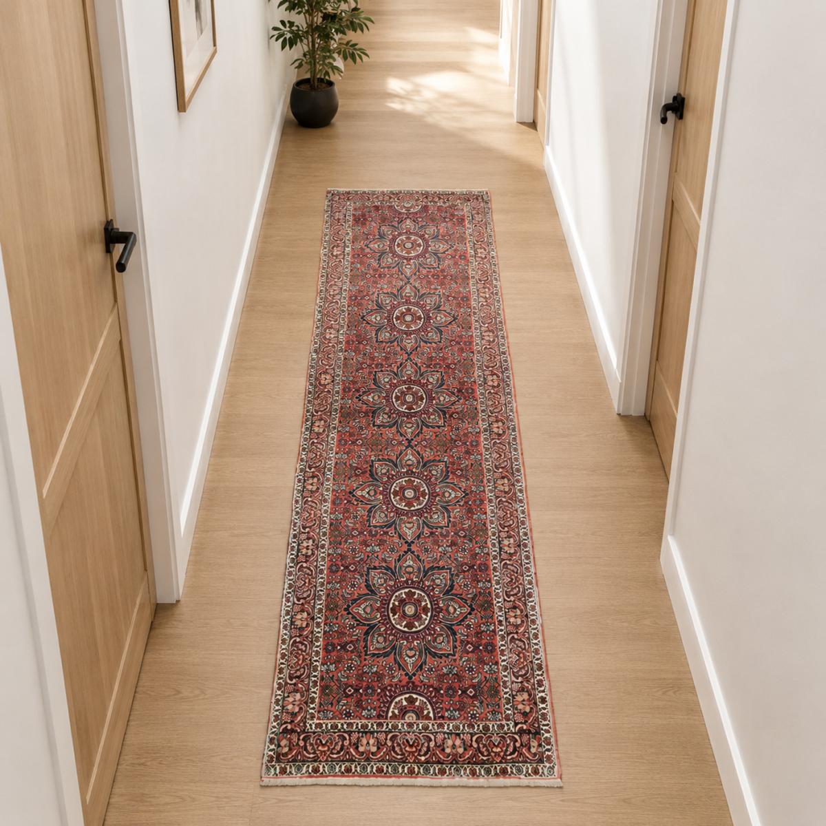 Tapis d'orient à motif traditionnel, noué main avec soin, BIDJAR 2 — vue 3