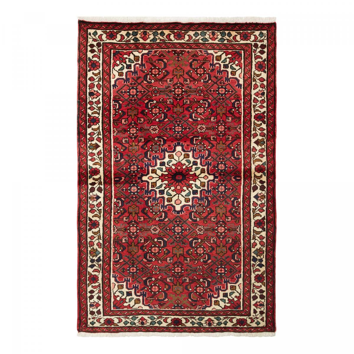 Tapis d'orient, motif oriental noué main en laine, HAMADAN 13