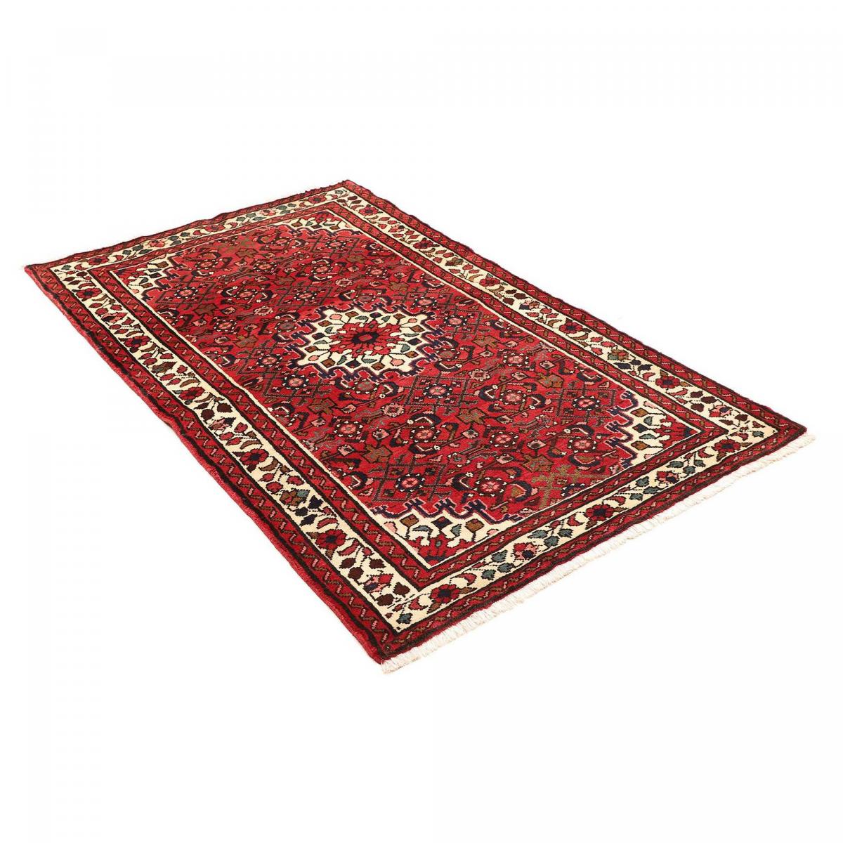 Tapis d'orient, motif oriental noué main en laine, HAMADAN 13 — vue 4