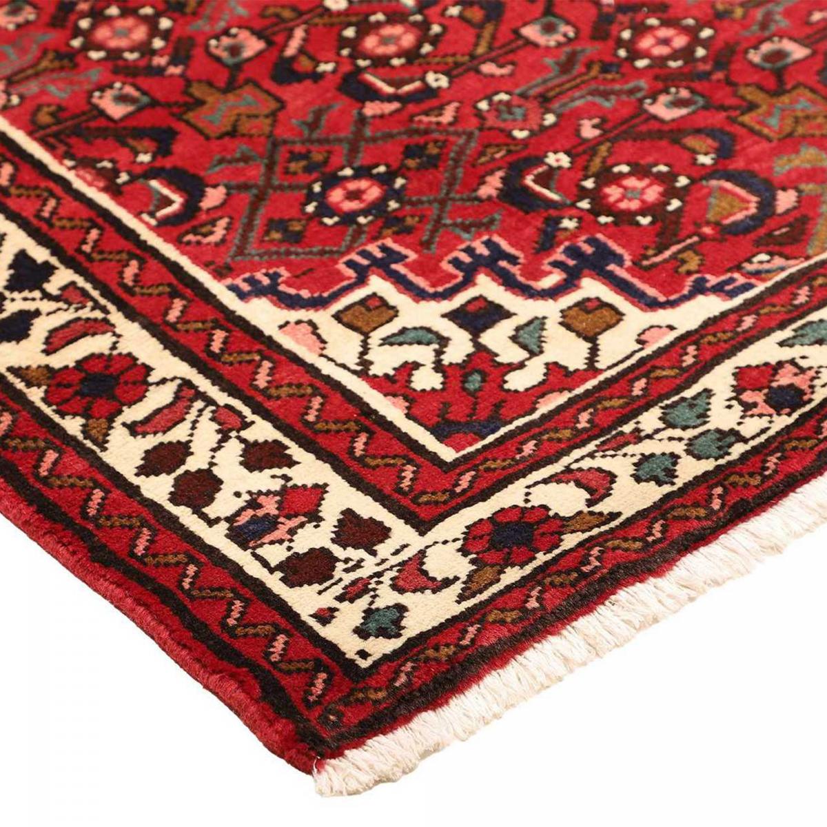 Tapis d'orient, motif oriental noué main en laine, HAMADAN 13 — vue 5