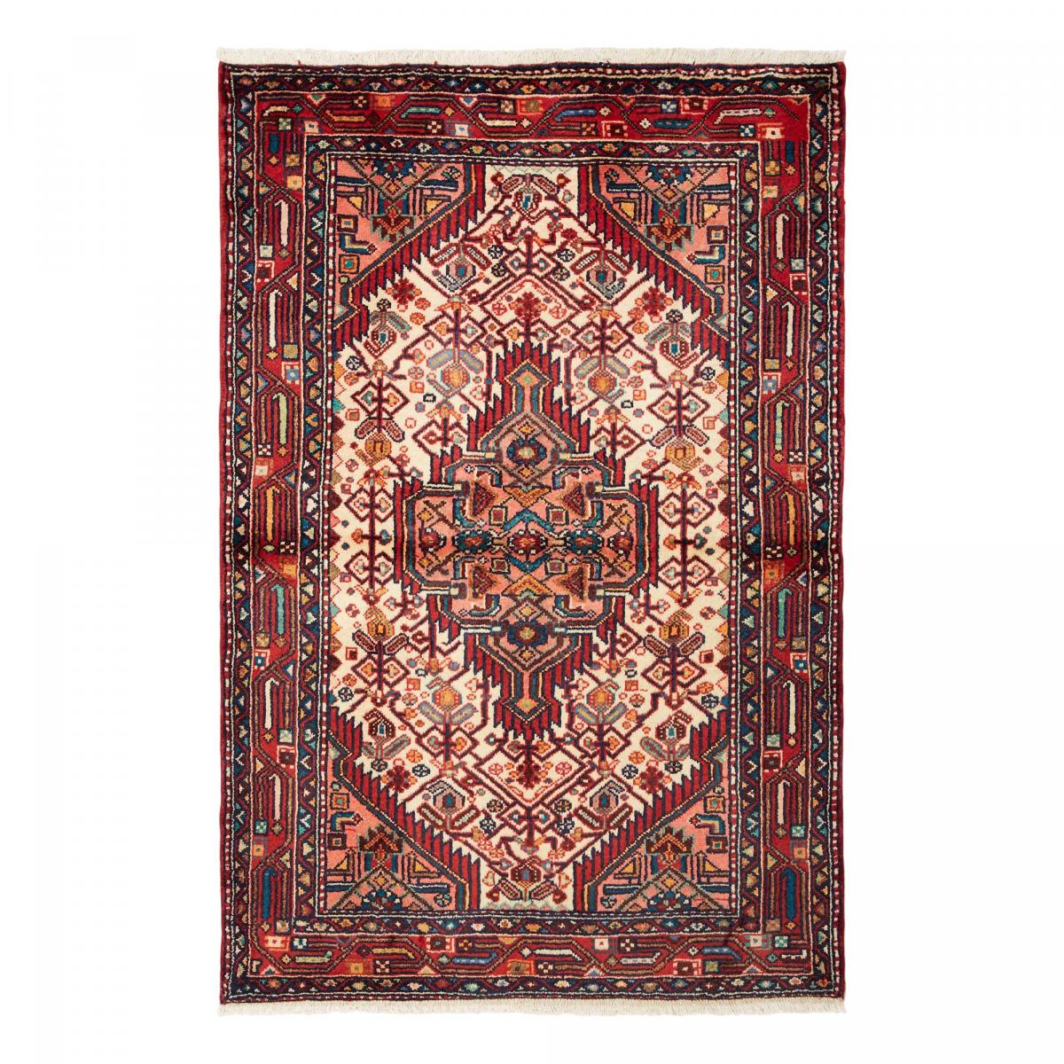 Tapis d'orient au motif oriental, noué main, HAMADAN 15