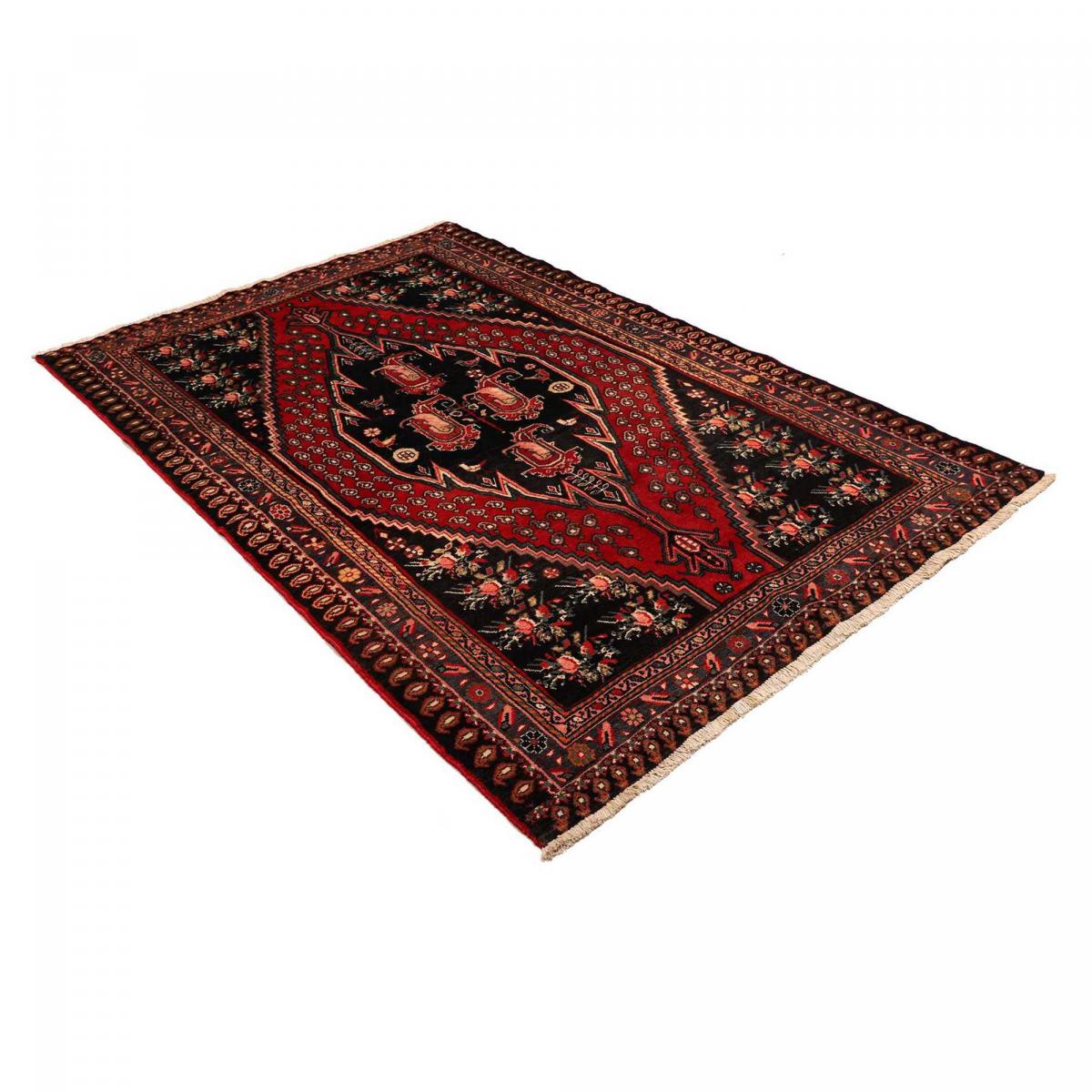 Tapis d'orient oriental, noué main en laine, HAMADAN 17 — vue 4