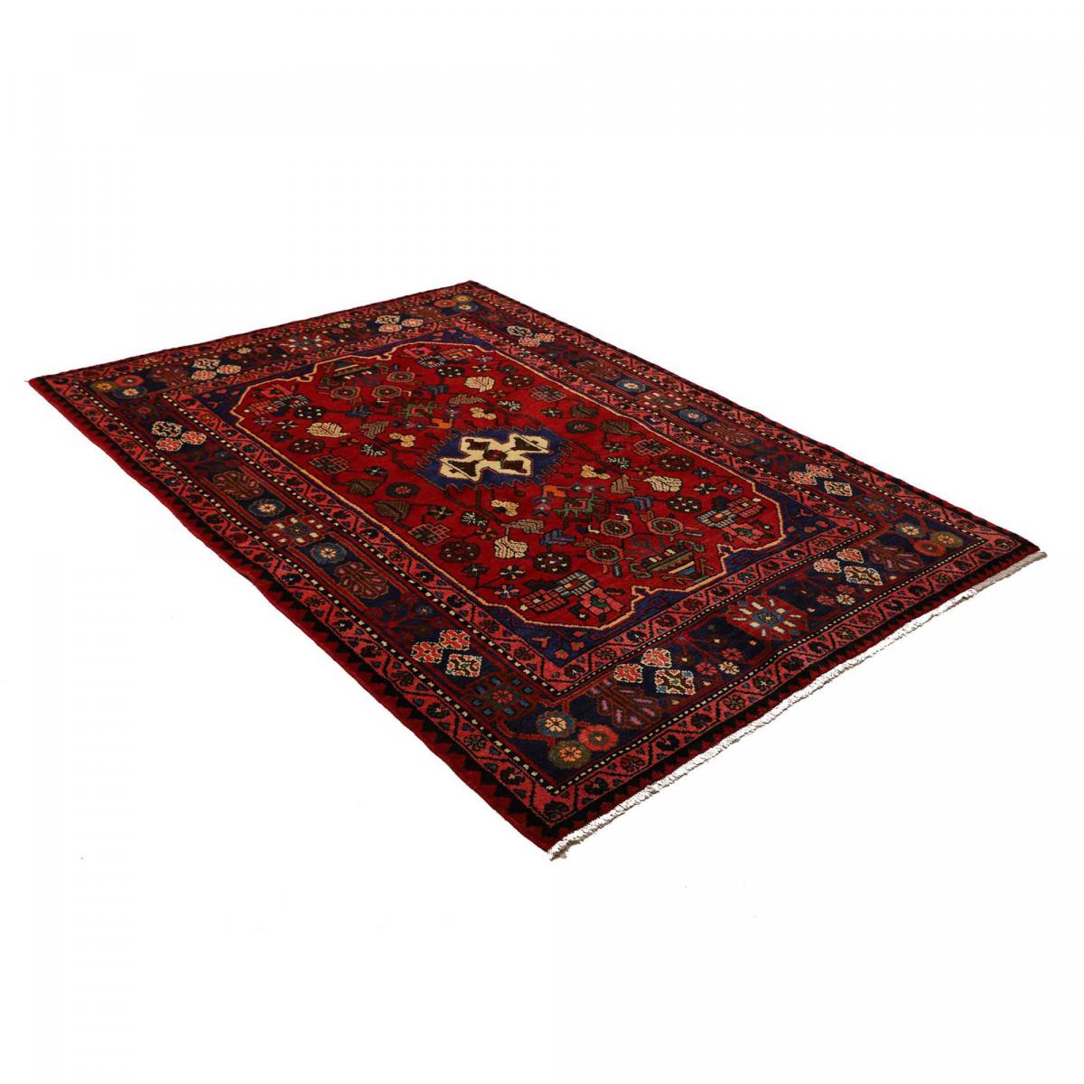 Tapis d'orient aux motifs orientaux, noué main, HAMADAN 18 — vue 4