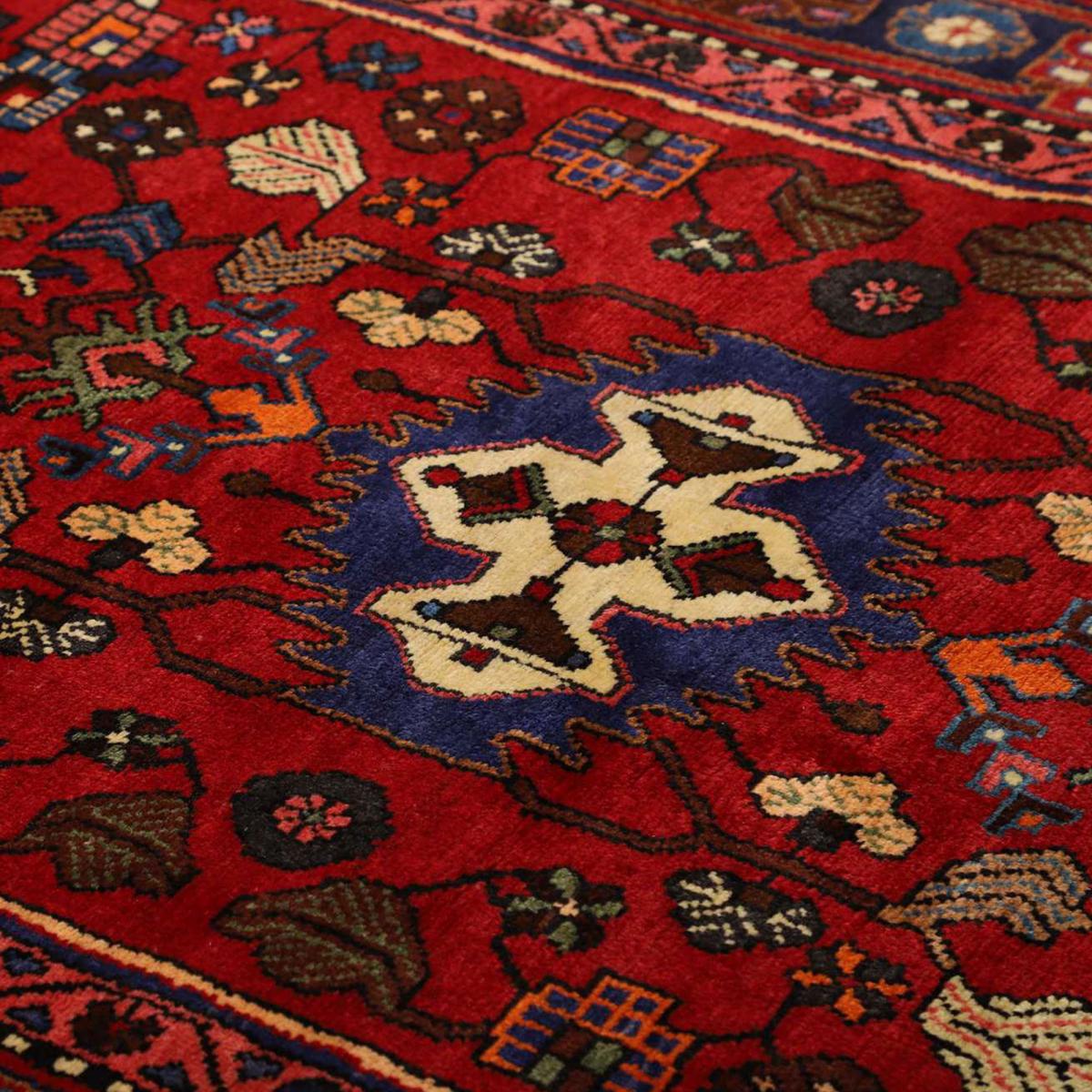 Tapis d'orient aux motifs orientaux, noué main, HAMADAN 18 — vue 6