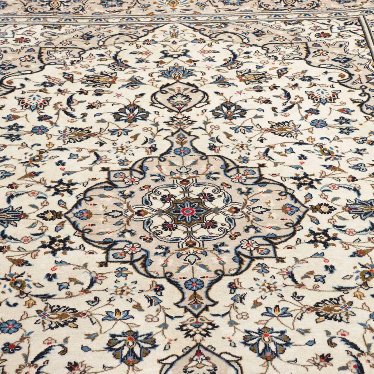 Tapis d'orient, motif oriental noué main en laine, KASHAN 2 — vue 6