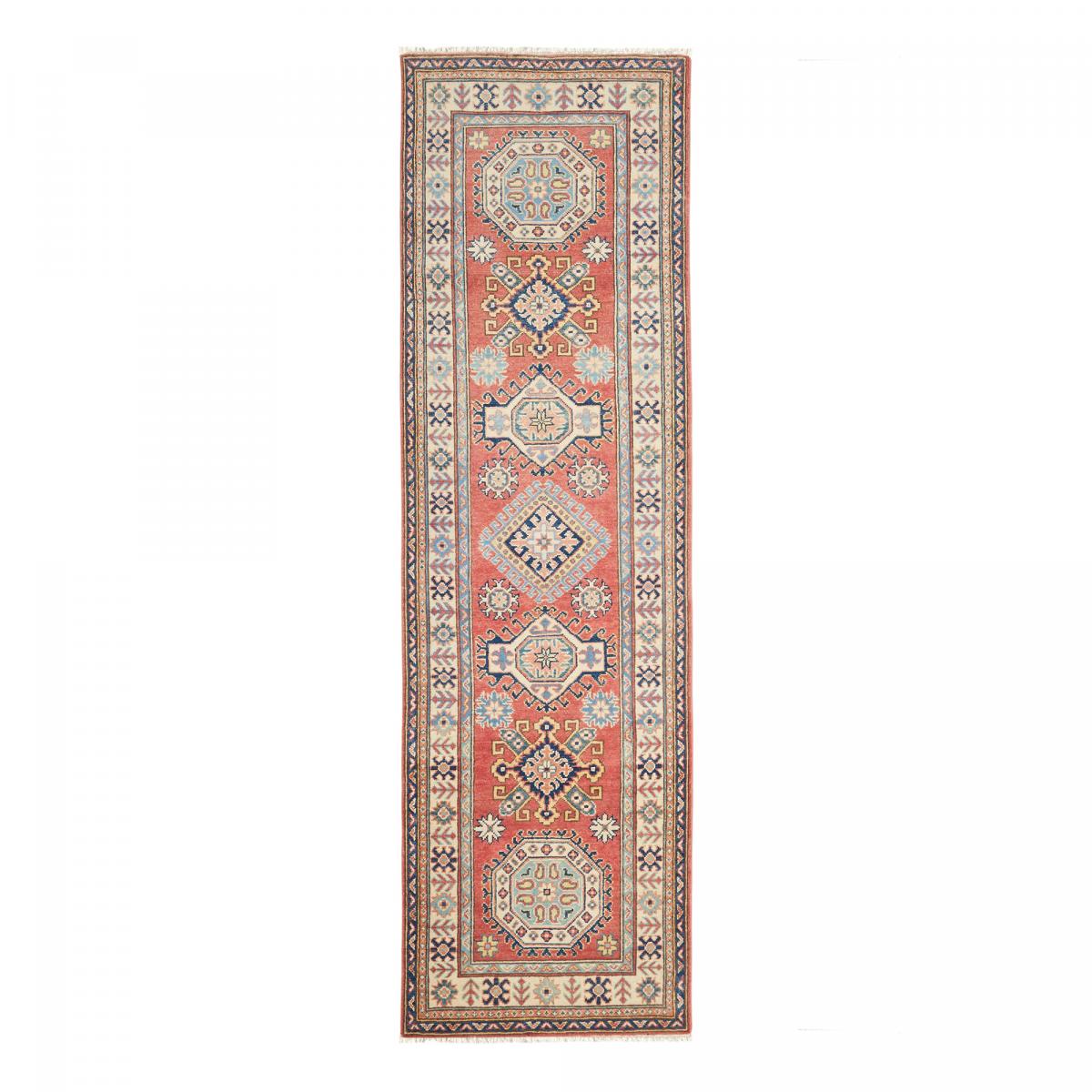 Tapis salon géométrique, noué main en laine, KAZAK CO 54