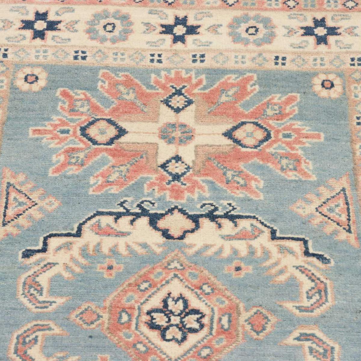 Tapis salon traditionnel, noué main en laine, KAZAK CO 55 — vue 6