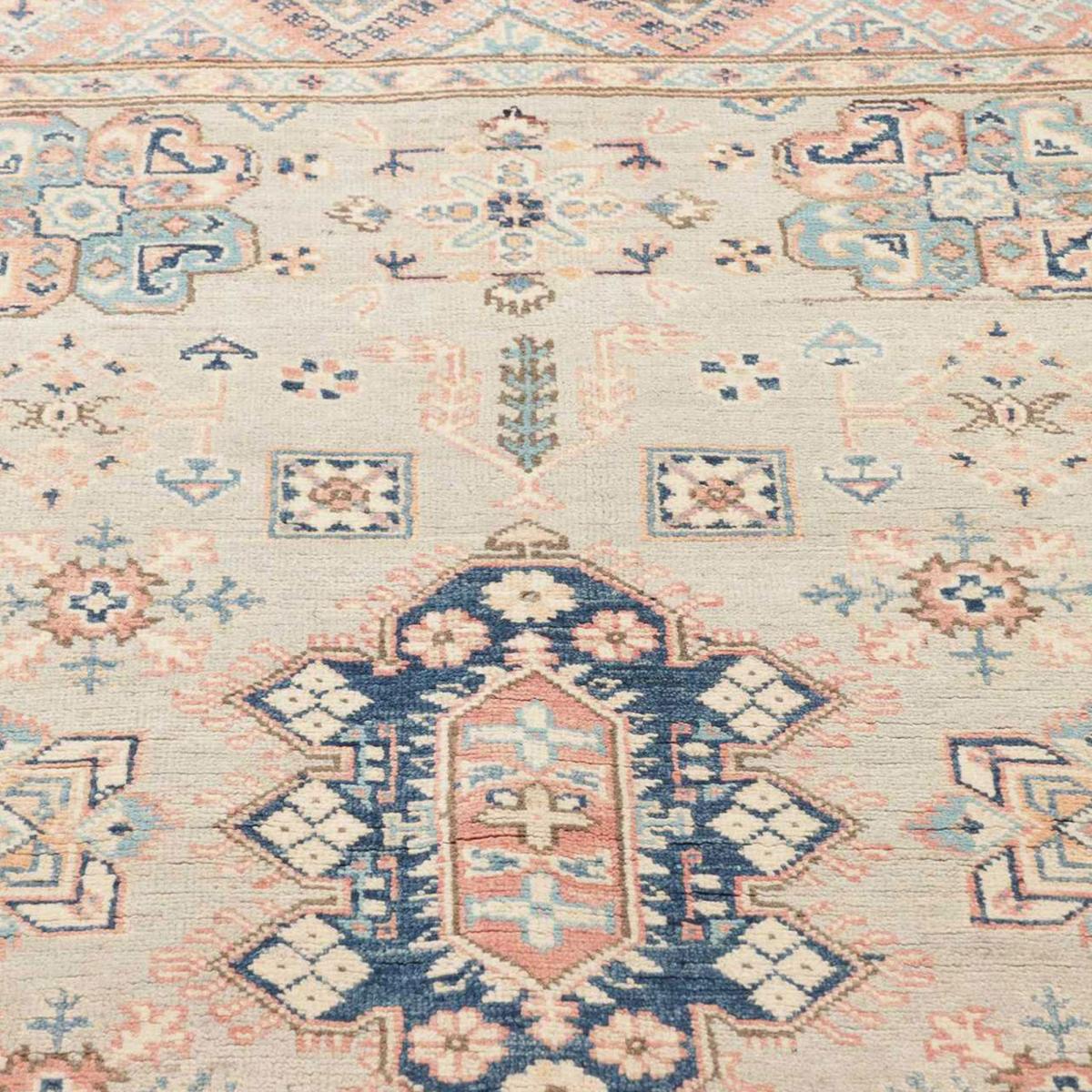 Tapis salon géométrique, noué main en laine, KAZAK CO 56 — vue 6