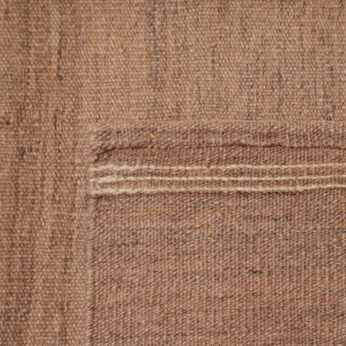 Tapis kilim, faux uni authentique, tissé à plat en laine — vue 6
