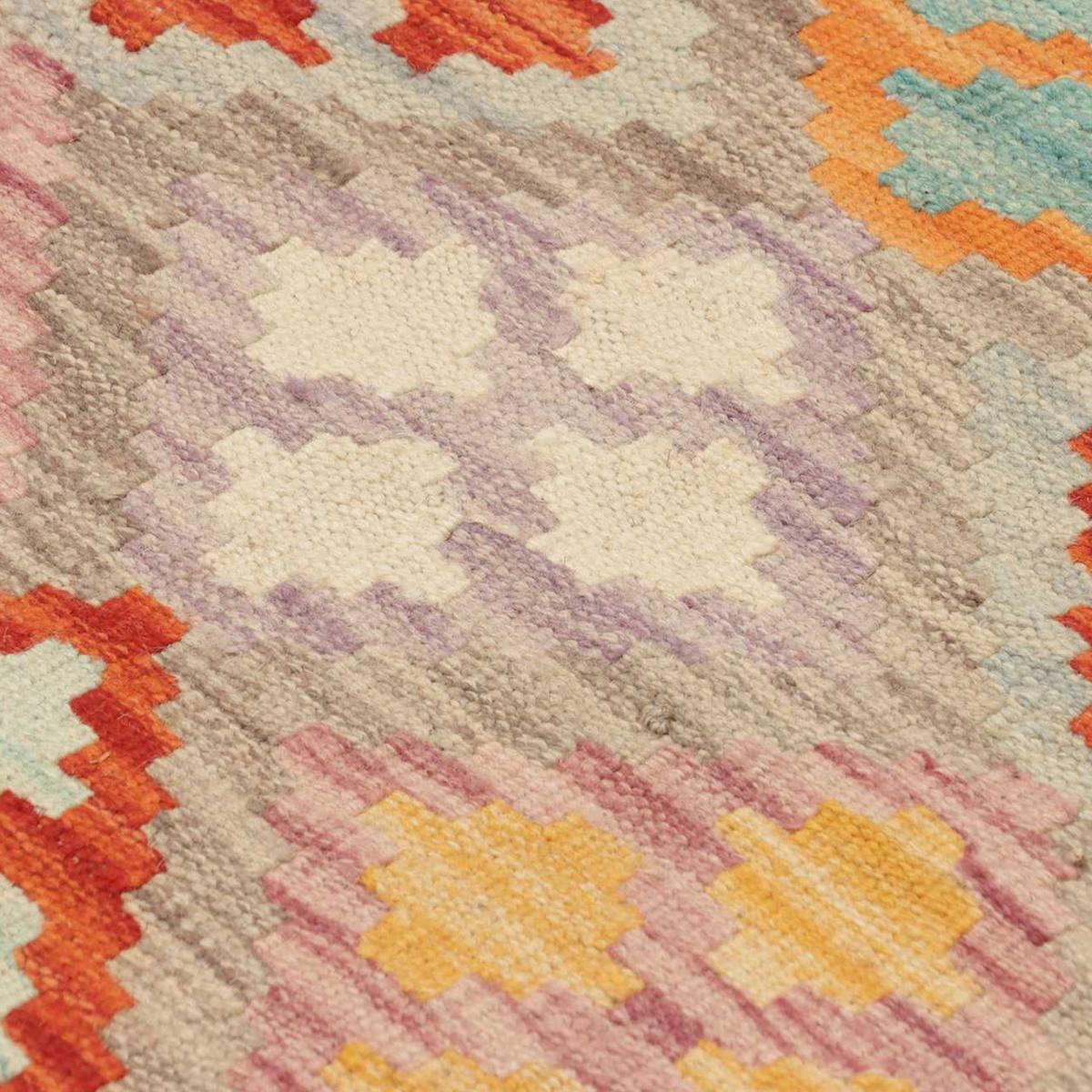 Tapis kilim géométrique, tissé plat en laine, KILIM 22 — vue 5