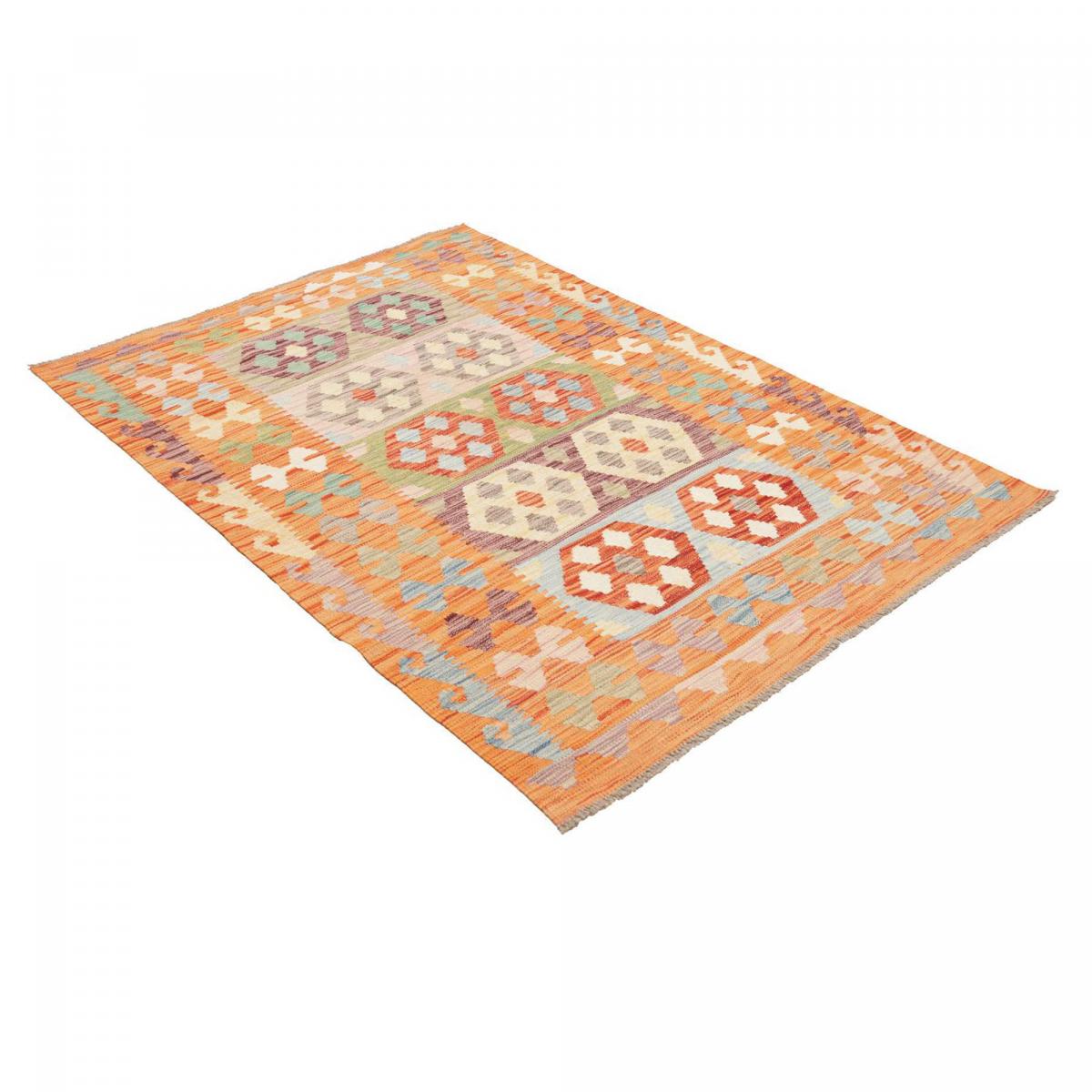 Tapis kilim au motif ethnique, tissé plat authentique, KILIM 24 — vue 4