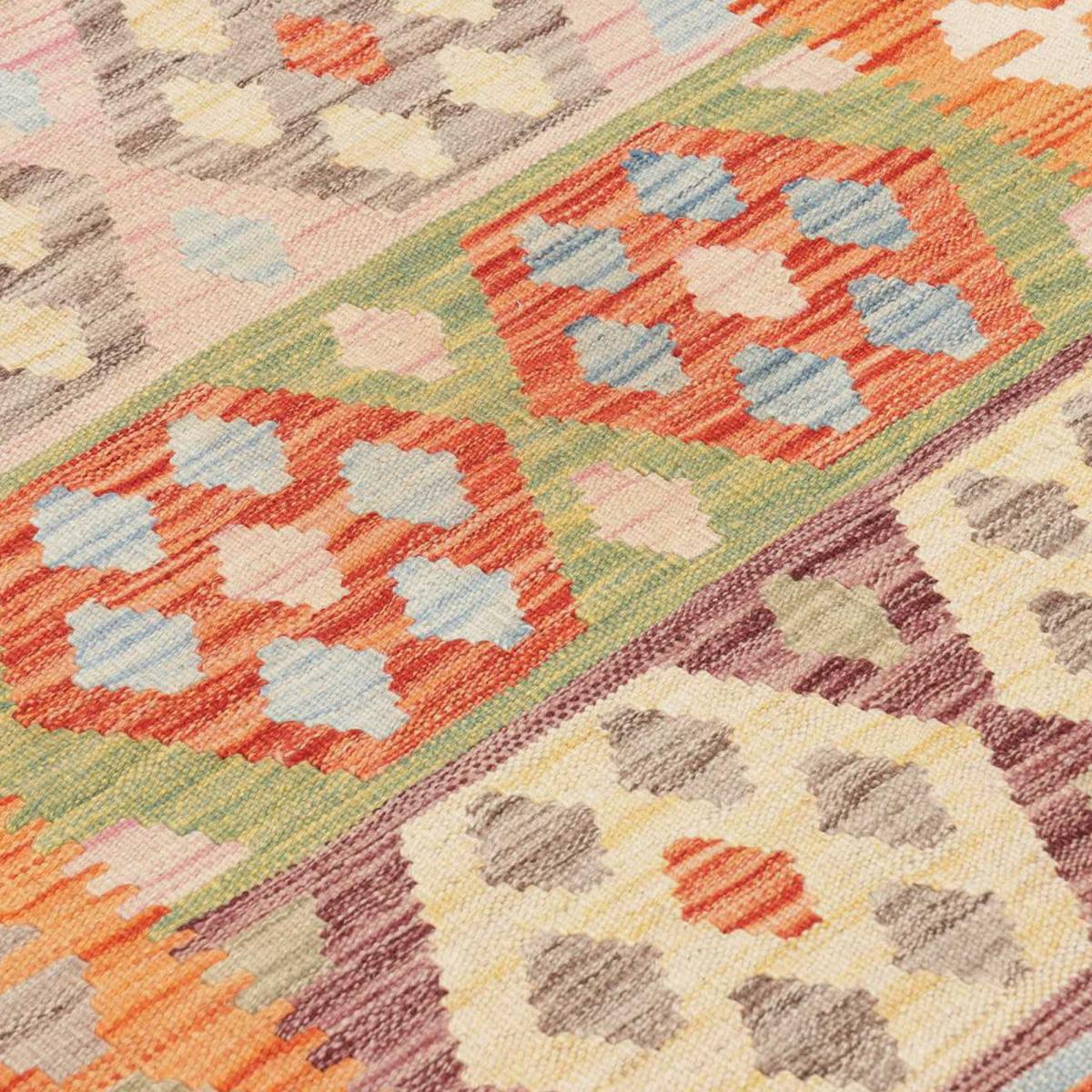 Tapis kilim au motif ethnique, tissé plat authentique, KILIM 24 — vue 5