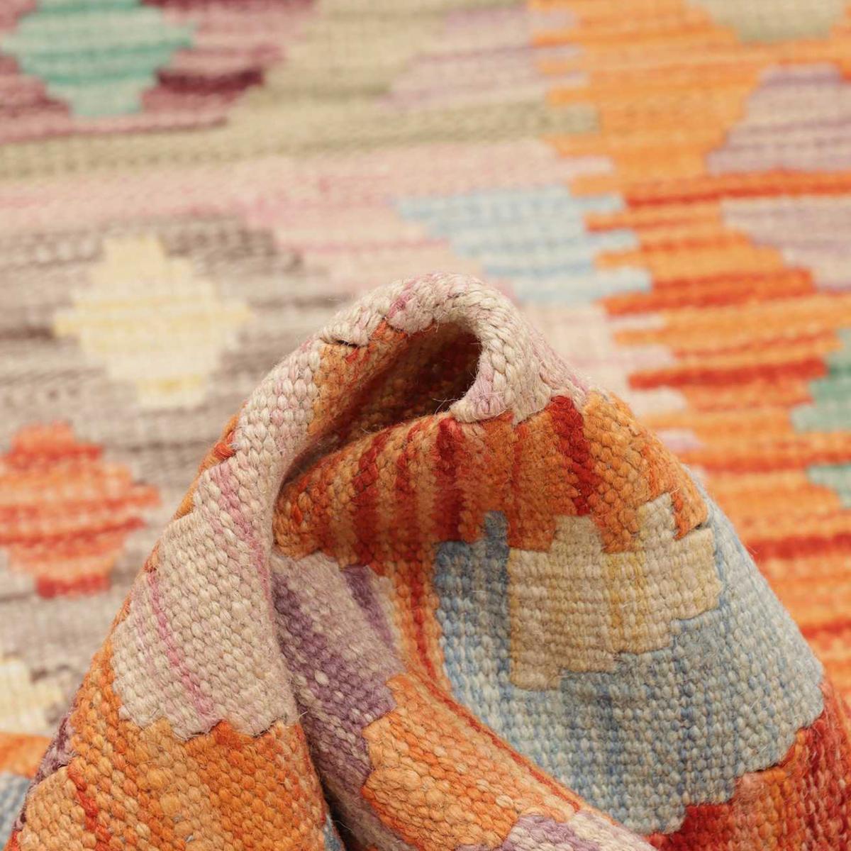 Tapis kilim au motif ethnique, tissé plat authentique, KILIM 24 — vue 6